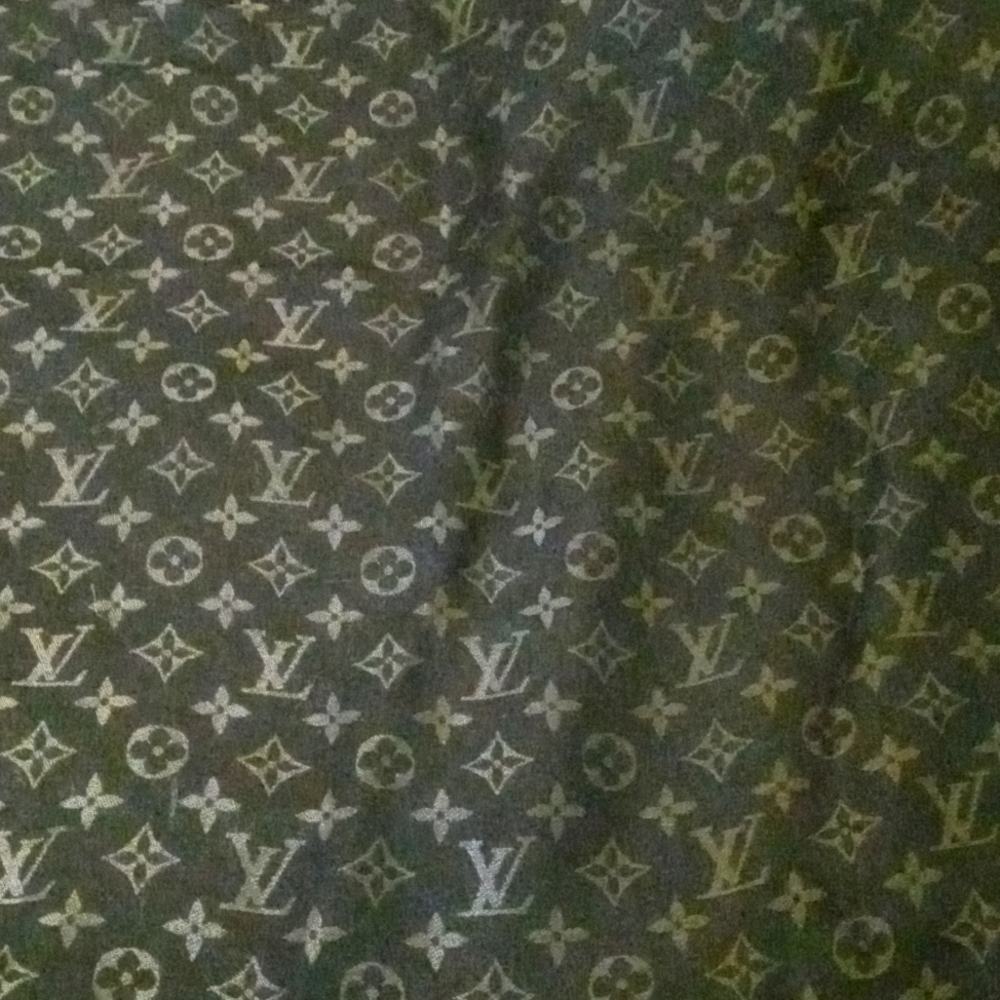 Louis vuitton shinny silk shawl